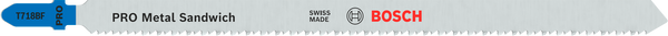 Bosch Professional Pro Metal Sandwich Metal Sandwich T718BF Jigsaw Blade