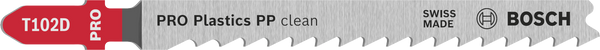 Bosch Professional Pro Plastics Pp Clean Plastics PP clean T102D Jigsaw Blade