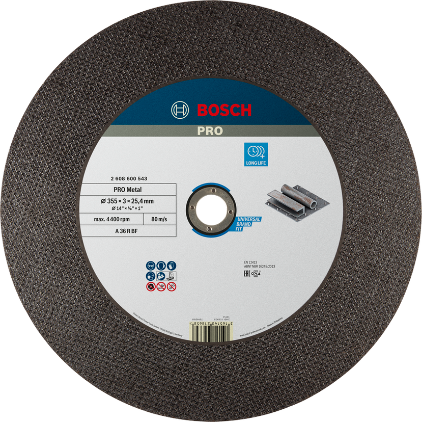 Bosch Professional Cutting & Grinding Discs Metal Bonded Cutting Disc