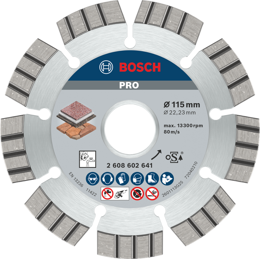Bosch Professional Pro Stone Diamond Disc Stone Diamond Cutting Disc