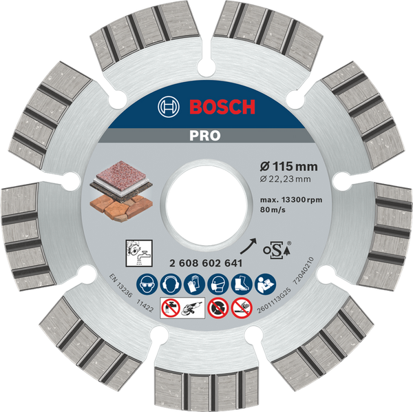 Bosch Professional Pro Stone Diamond Disc Stone Diamond Cutting Disc