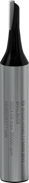 Bosch Professional Router Bit Straight, One Flute | Router Bits & Planer Knives