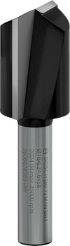 Bosch Professional Router Bit Straight, Two Flutes | Router Bits & Planer Knives