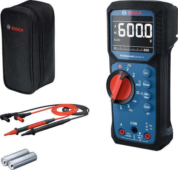 Bosch Professional Digital Multimeter GDM 600-15 | 600 V, 0.1 mV