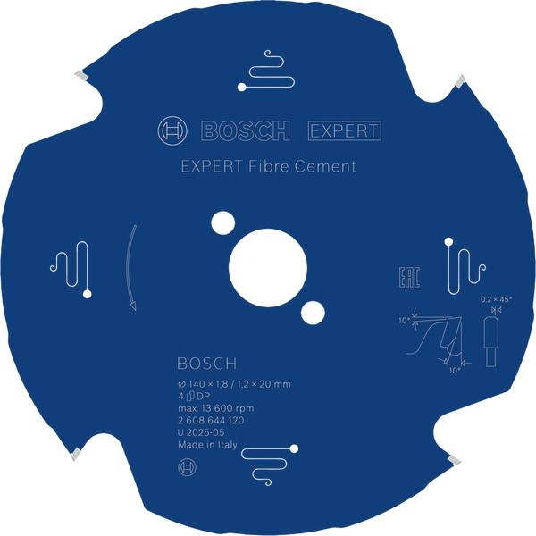 Bosch Professional Saw Blades & Hole Saws EXPERT Fibre Cement Circular Saw Blade