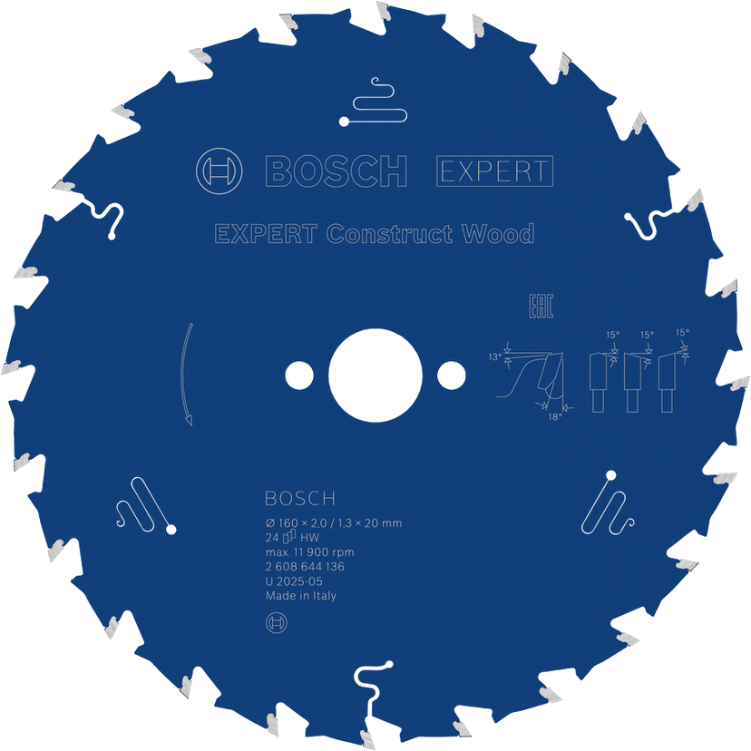 Bosch Professional EXPERT Construct Wood Circular Saw Blade | Saw Blades & Ho…