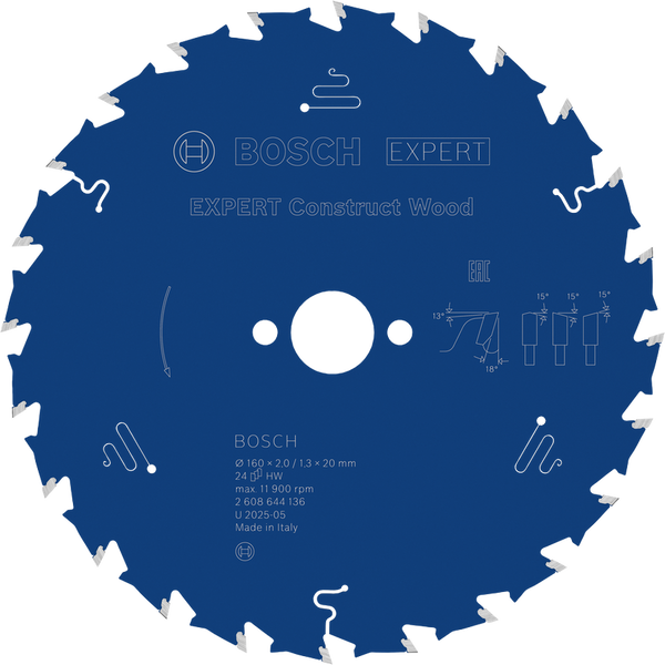 Bosch Professional EXPERT Construct Wood Circular Saw Blade | Saw Blades & Ho…