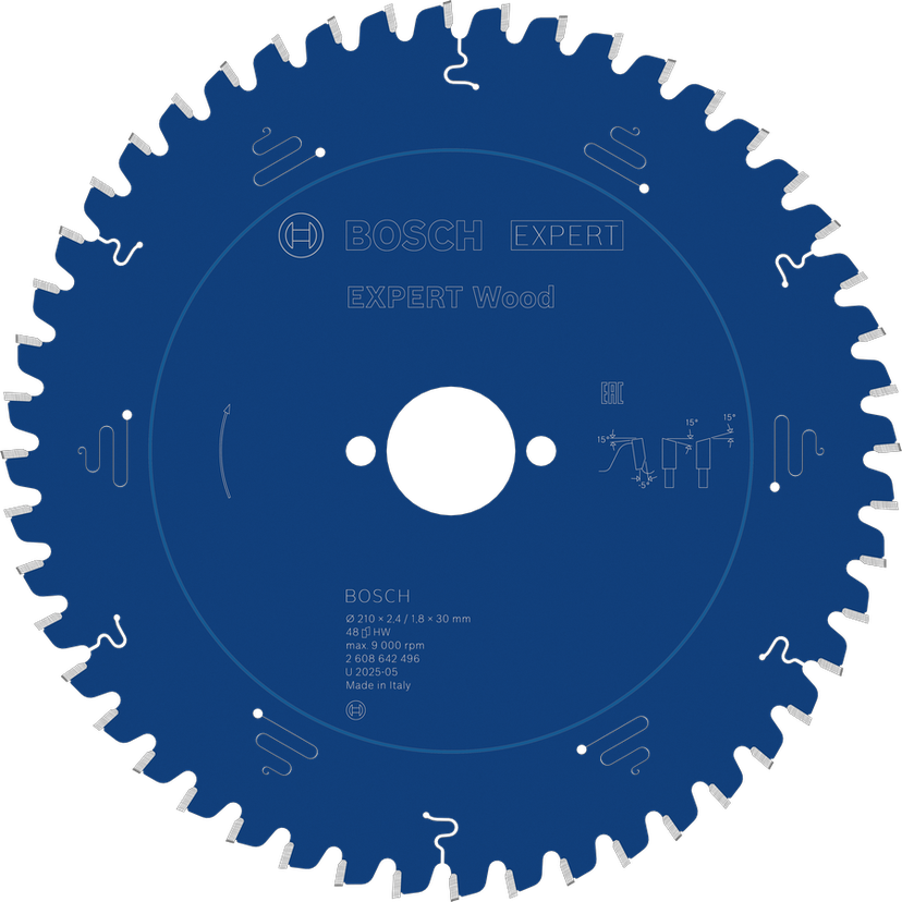 Bosch Professional Saw Blades & Hole Saws EXPERT Wood Circular Saw Blade