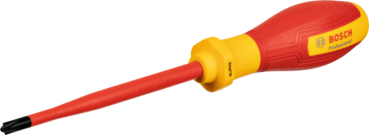 Bosch Professional VDE Screwdrivers VDE Screwdriver SL/PH2x125 mm Professional