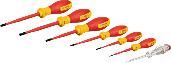 Bosch Professional VDE Screwdriver Set SL/PH 7 pcs Professional | VDE Screwdr…