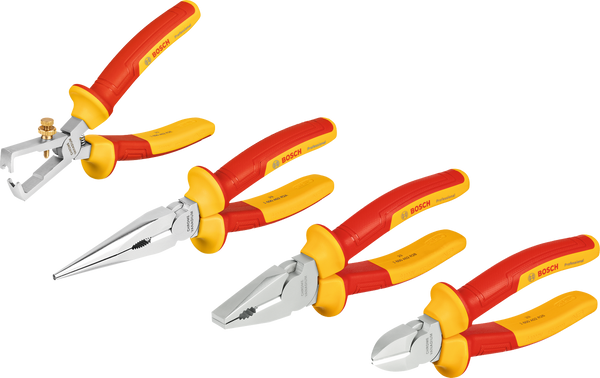 Bosch Professional VDE Pliers VDE Pliers Set 4 pcs Professional