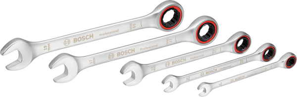 Bosch Professional Ratchets Ratchet Spanner Set 5 pcs Professional