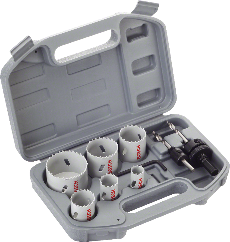 Bosch Professional HSS Bi-metal Holesaw Set Universal, 9-piece | Accessory Sets