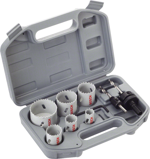 Bosch Professional HSS Bi-metal Holesaw Set Universal, 9-piece | Accessory Sets