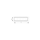 Bahco Stainless Steel Ruler 300 mm | SR300-MM