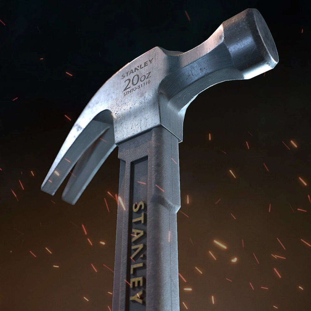 Stanley Curve-Claw Fiberglass Hammer 560g | STHT0-51310