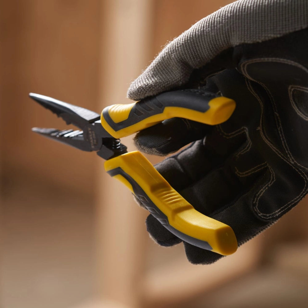 Stanley Dynagrip Long Nose Plier 200mm | STHT0-74364